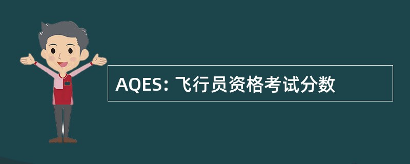 AQES: 飞行员资格考试分数