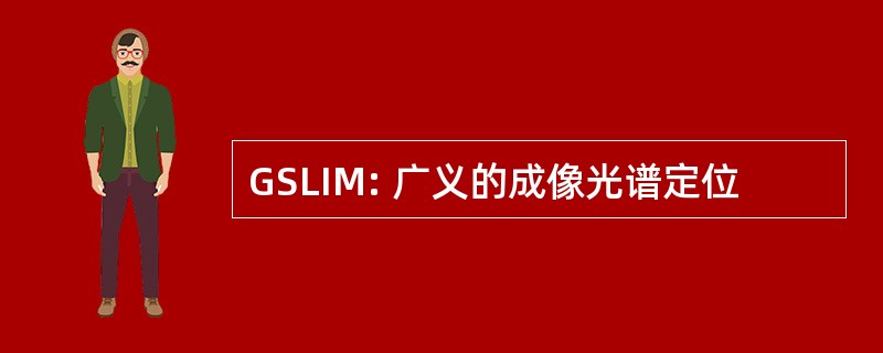 GSLIM: 广义的成像光谱定位