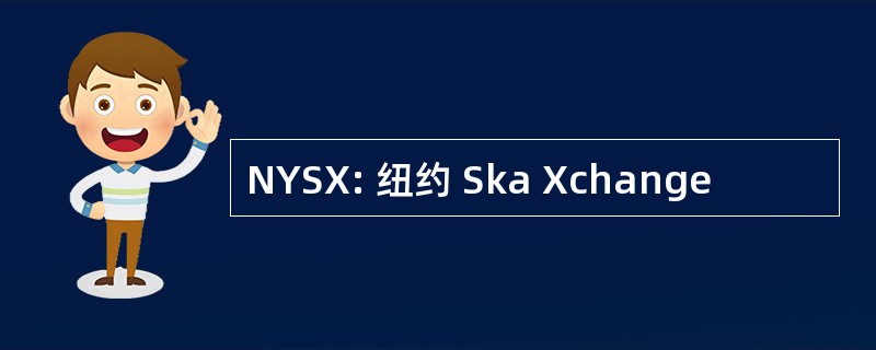 NYSX: 纽约 Ska Xchange