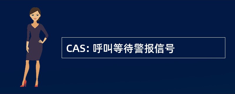 CAS: 呼叫等待警报信号