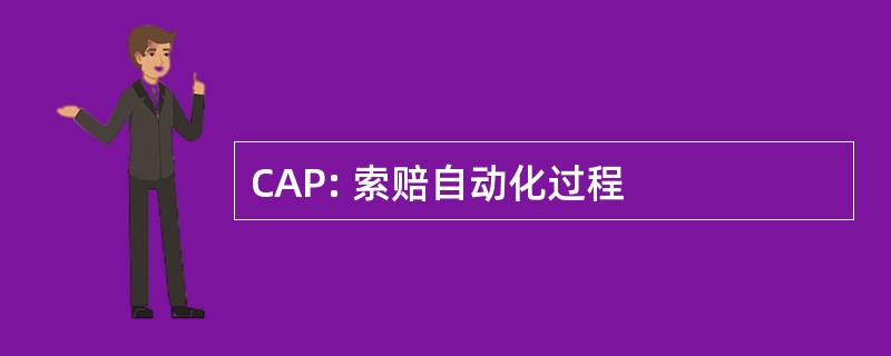 CAP: 索赔自动化过程