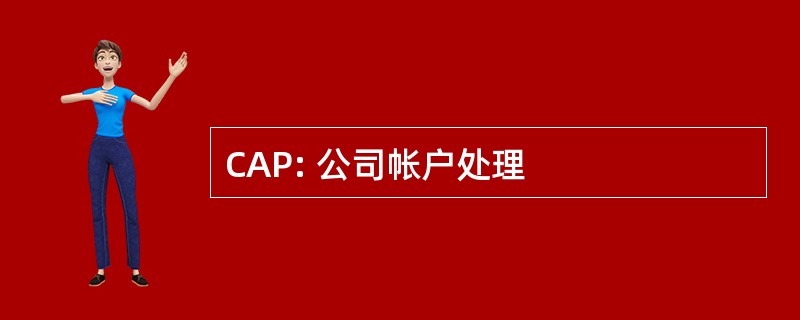 CAP: 公司帐户处理