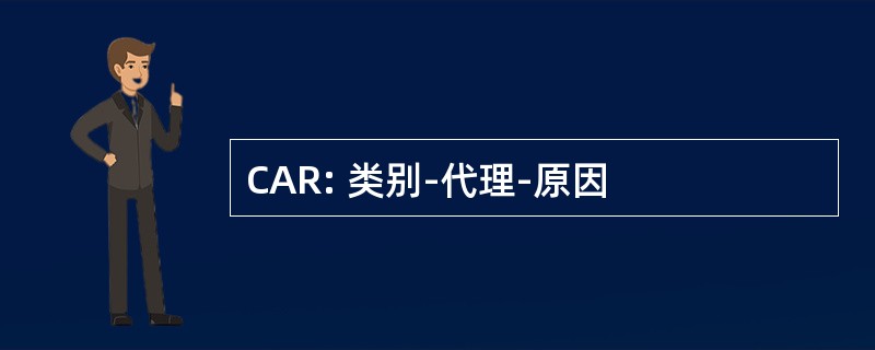 CAR: 类别-代理-原因