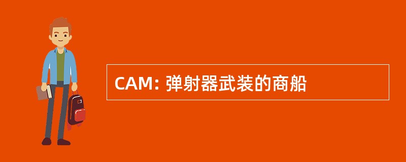 CAM: 弹射器武装的商船