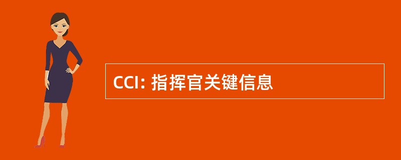 CCI: 指挥官关键信息