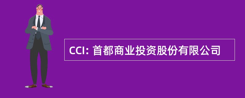 CCI: 首都商业投资股份有限公司