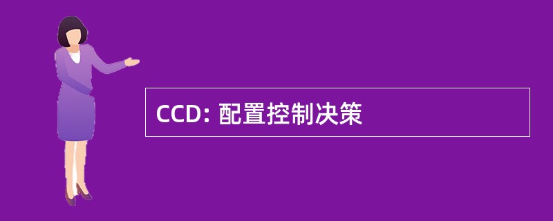 CCD: 配置控制决策