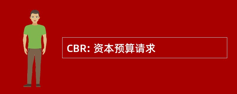 CBR: 资本预算请求