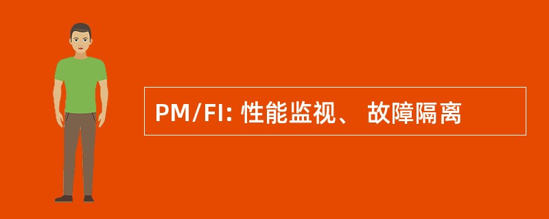 PM/FI: 性能监视、 故障隔离