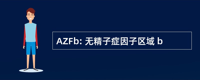 AZFb: 无精子症因子区域 b