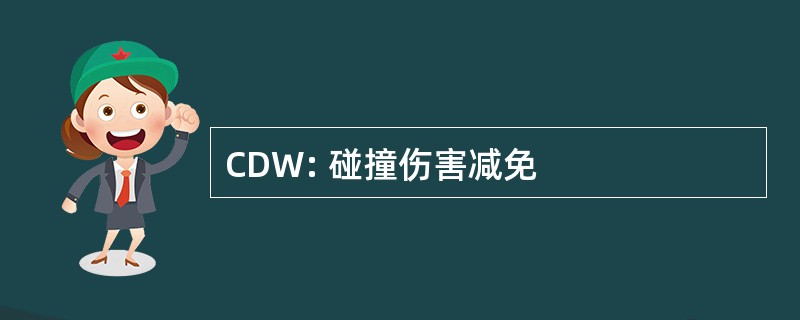 CDW: 碰撞伤害减免