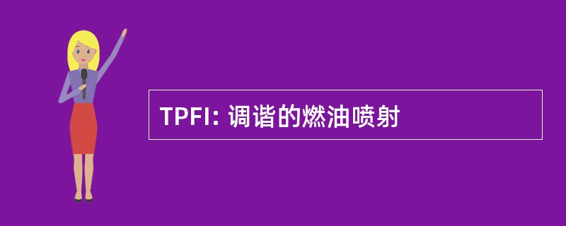 TPFI: 调谐的燃油喷射