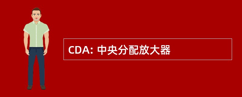 CDA: 中央分配放大器