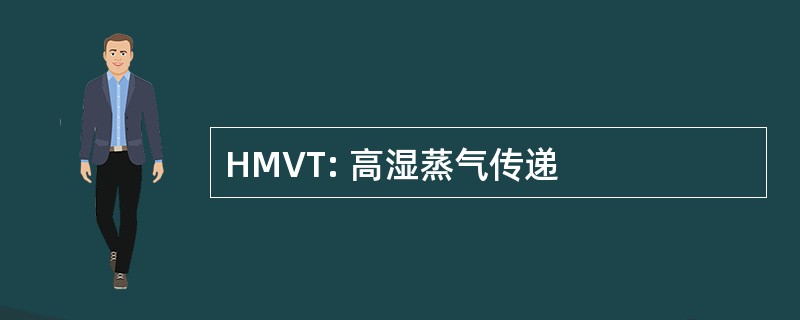 HMVT: 高湿蒸气传递