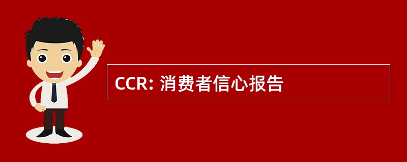 CCR: 消费者信心报告