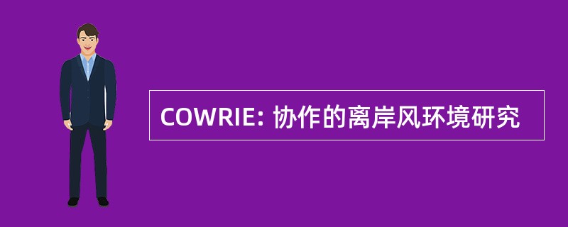 COWRIE: 协作的离岸风环境研究