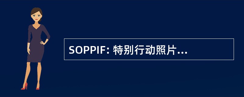 SOPPIF: 特别行动照片处理口译设施