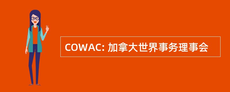 COWAC: 加拿大世界事务理事会