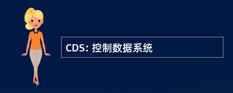 CDS: 控制数据系统