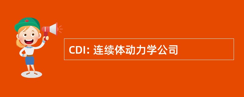 CDI: 连续体动力学公司