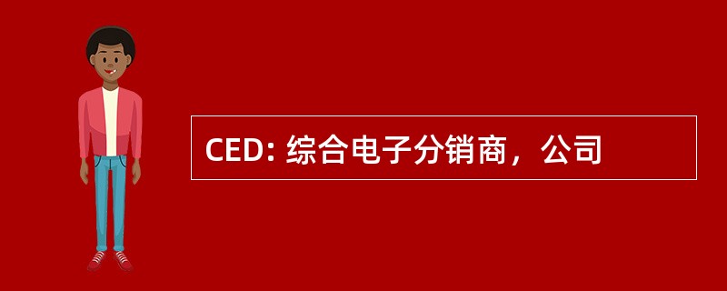 CED: 综合电子分销商，公司