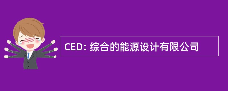 CED: 综合的能源设计有限公司