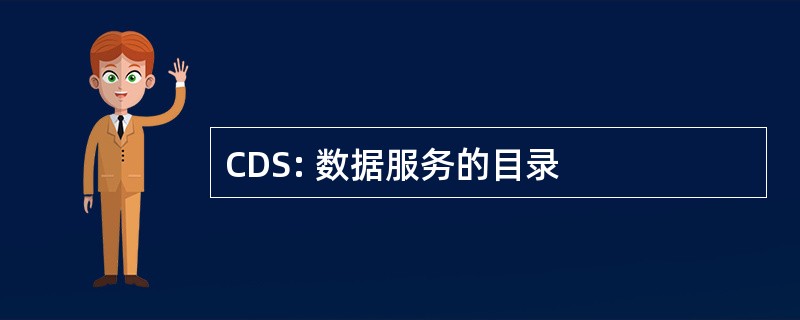 CDS: 数据服务的目录