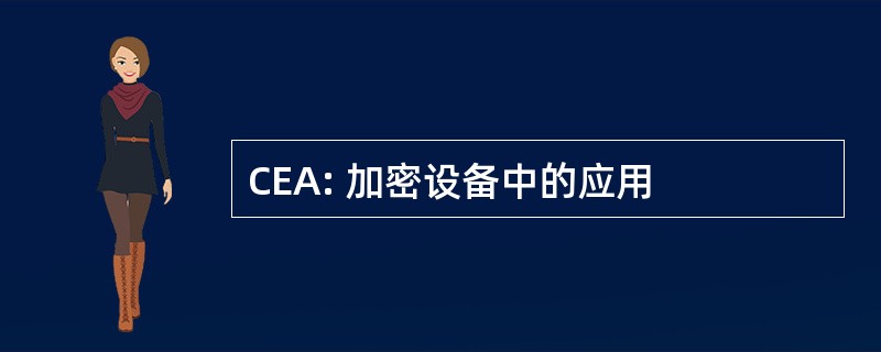 CEA: 加密设备中的应用