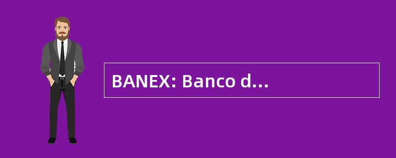 BANEX: Banco de Exportación SA