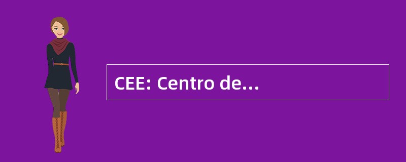 CEE: Centro de 数字 da Eletricidade