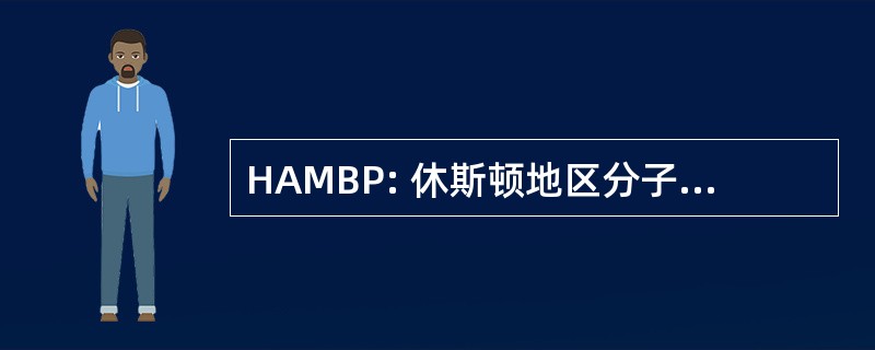 HAMBP: 休斯顿地区分子生物物理学计划