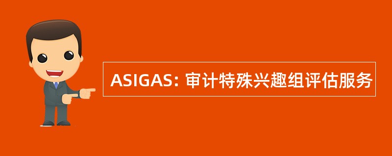 ASIGAS: 审计特殊兴趣组评估服务