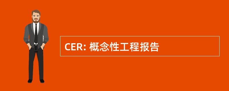 CER: 概念性工程报告