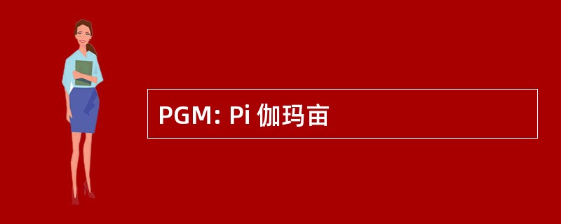 PGM: Pi 伽玛亩