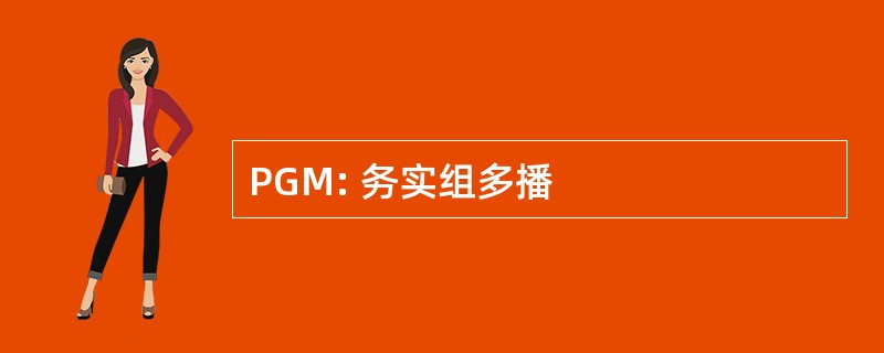 PGM: 务实组多播