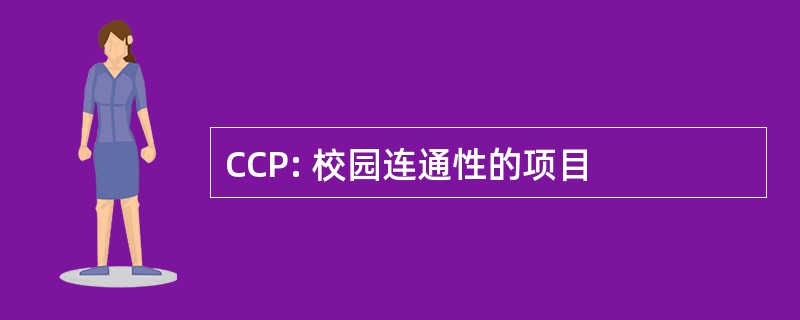 CCP: 校园连通性的项目