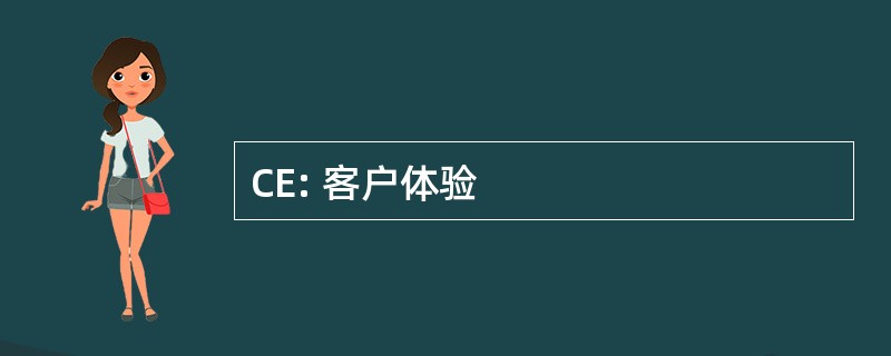 CE: 客户体验