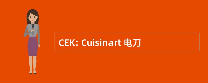 CEK: Cuisinart 电刀