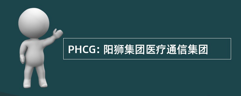 PHCG: 阳狮集团医疗通信集团