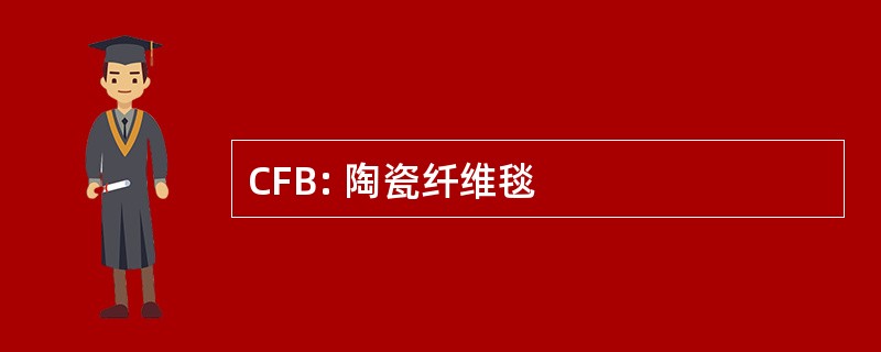 CFB: 陶瓷纤维毯