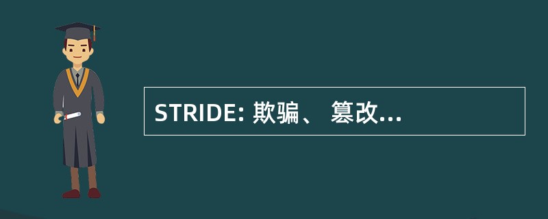 STRIDE: 欺骗、 篡改、 抵赖、 信息披露、 拒绝服务、 特权提升