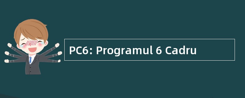 PC6: Programul 6 Cadru