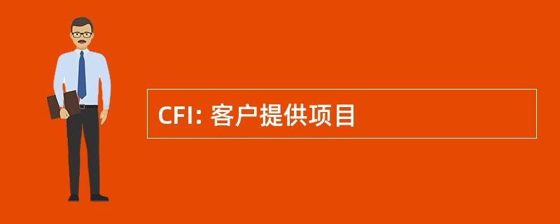 CFI: 客户提供项目