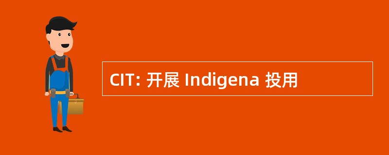 CIT: 开展 Indigena 投用