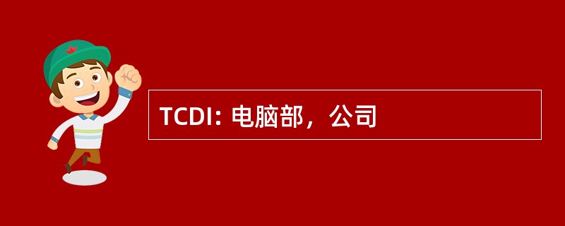 TCDI: 电脑部，公司