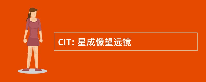 CIT: 星成像望远镜