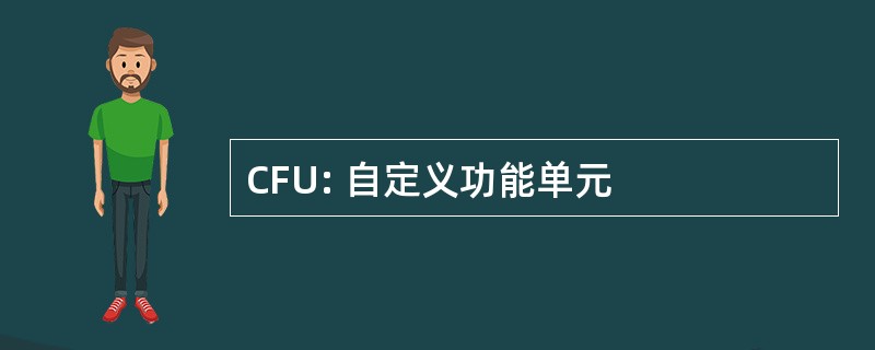 CFU: 自定义功能单元