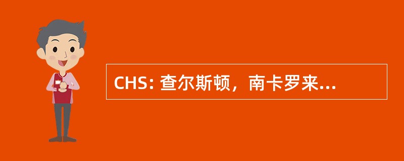 CHS: 查尔斯顿，南卡罗来纳州，美国-查尔斯顿国际机场