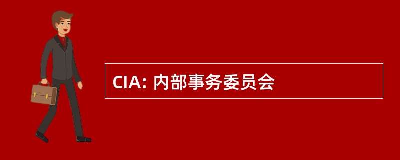 CIA: 内部事务委员会