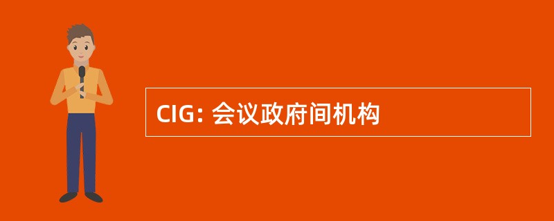 CIG: 会议政府间机构